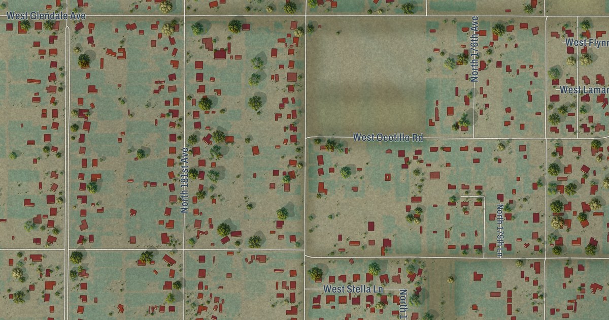 Detailed Map of Citrus Park, Arizona