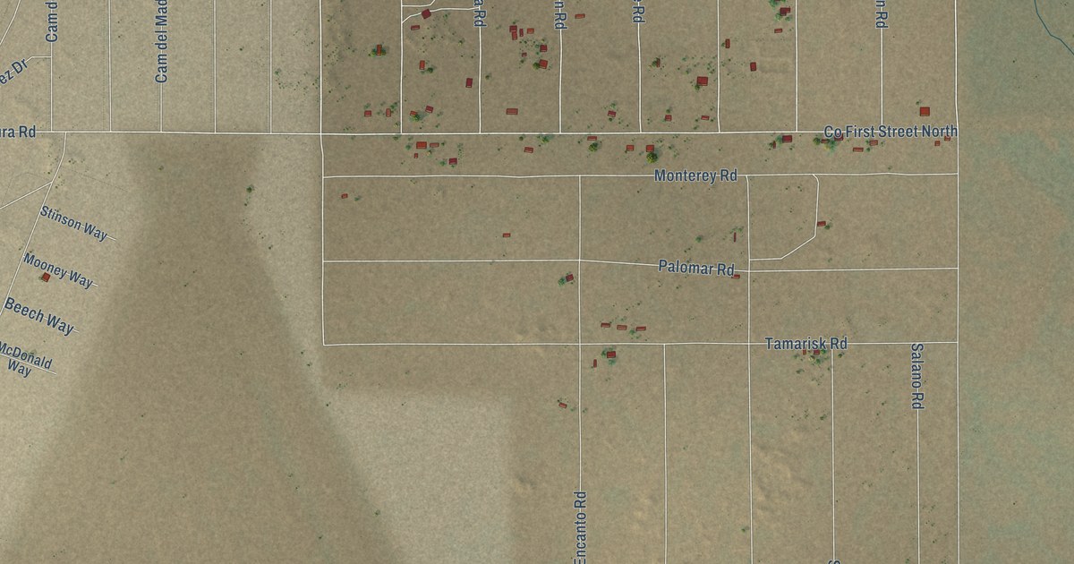Map of Dateland, Arizona in 2026
