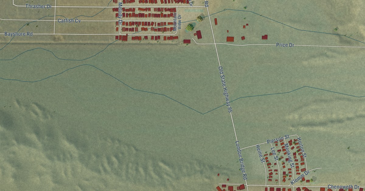 Map of Desert Hills, Arizona in 2026