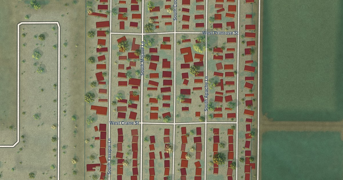 Map of Donovan Estates, Arizona in 2026