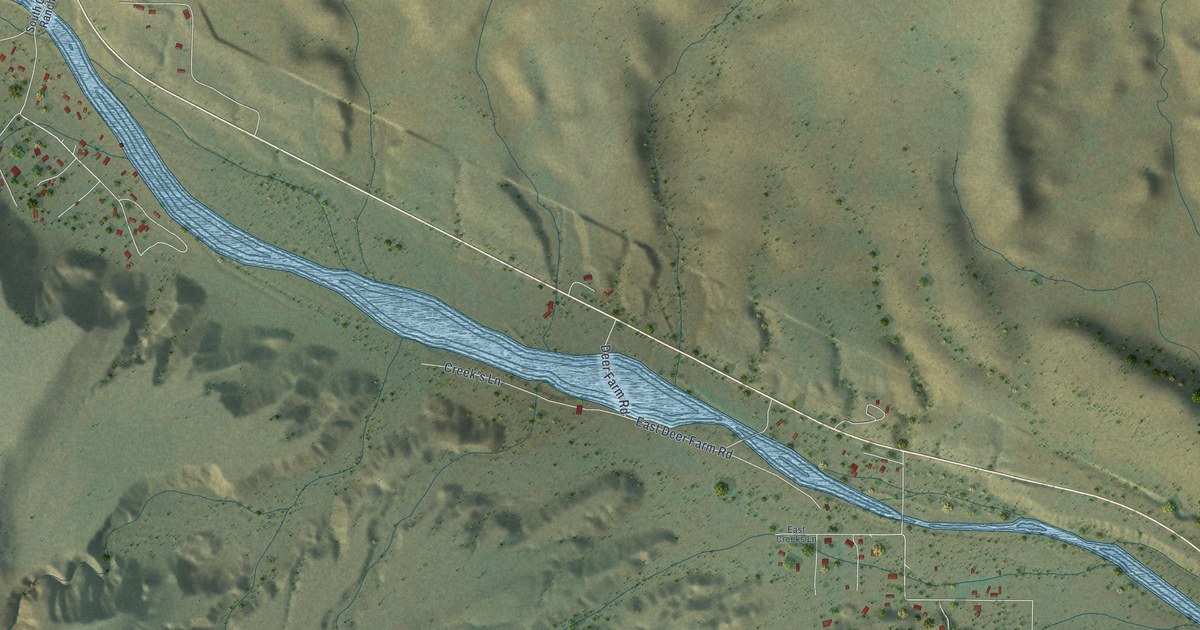 Map of Dripping Springs, Arizona in 2026