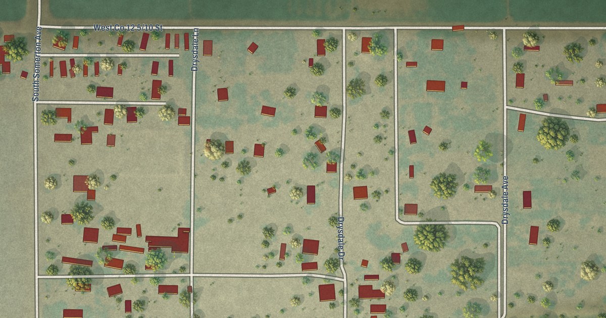 Map of Drysdale, Arizona in 2026