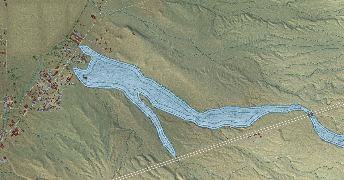 Detailed Map of Ehrenberg, Arizona