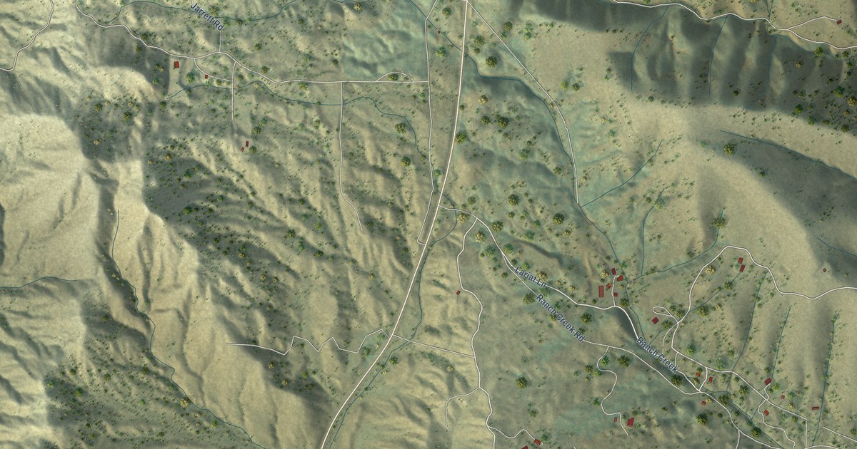 Map of El Capitan, Arizona in 2026