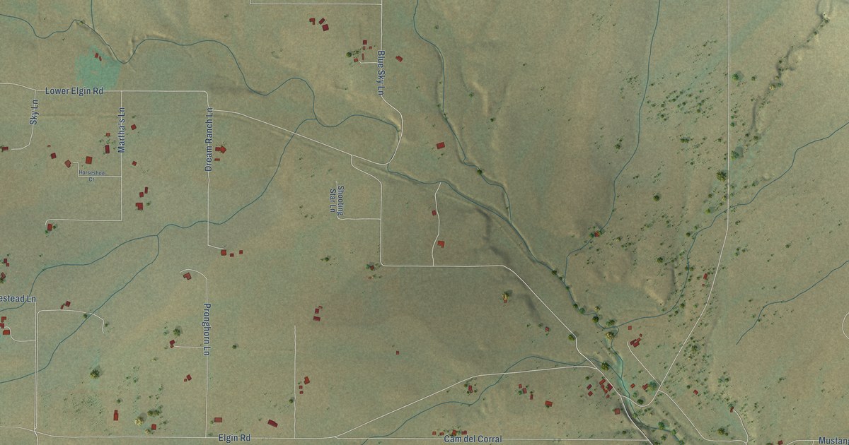 Detailed Map of Elgin, Arizona