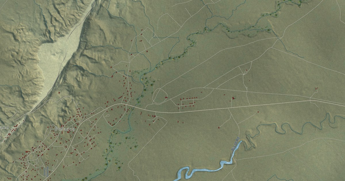 Detailed Map of First Mesa, Arizona