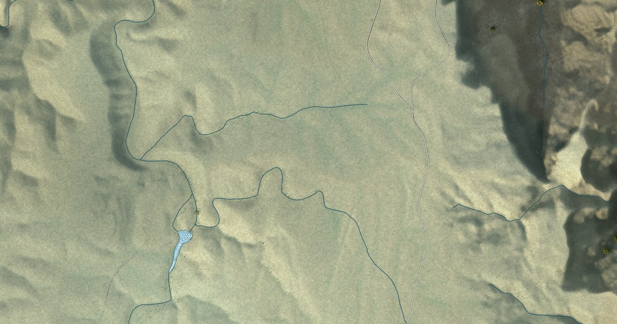 Detailed Map of Grand Canyon West, Arizona