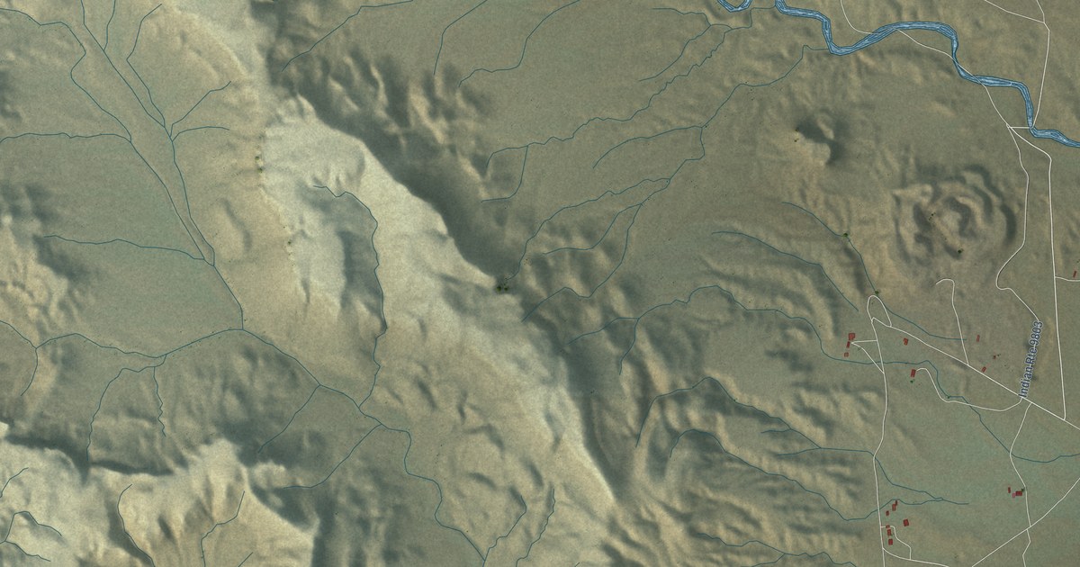 Detailed Map of Indian Wells, Arizona