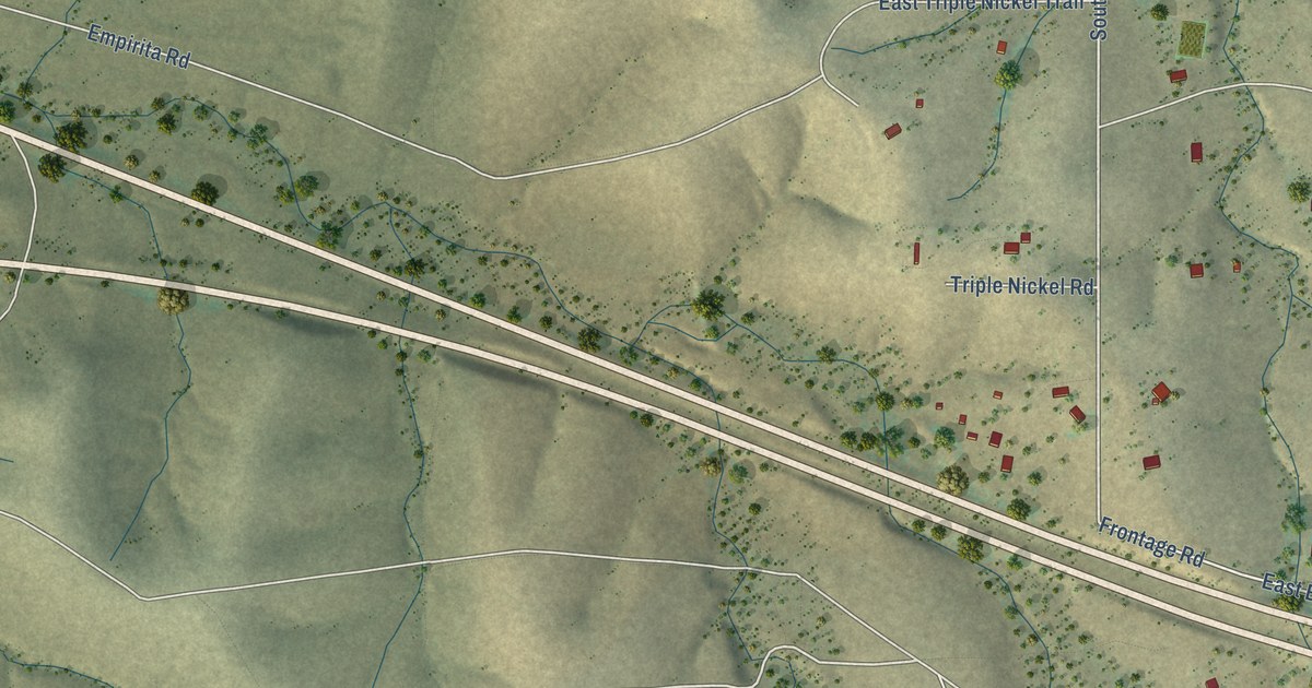Map of J-Six Ranchettes, Arizona in 2026