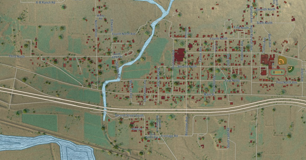 Map of Joseph City, Arizona in 2026
