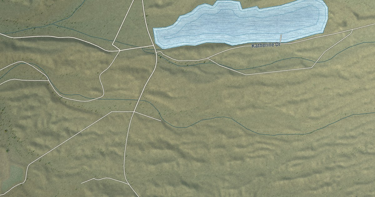 Map of Katherine, Arizona in 2026