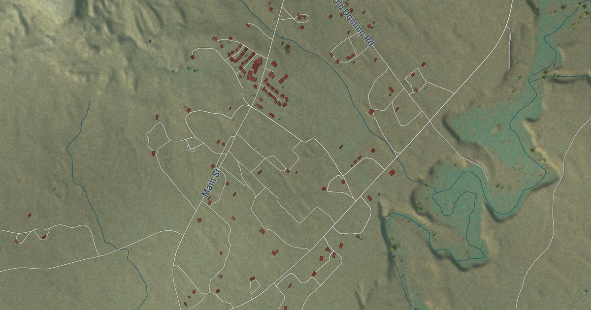 Detailed Map of Kykotsmovi Village, Arizona