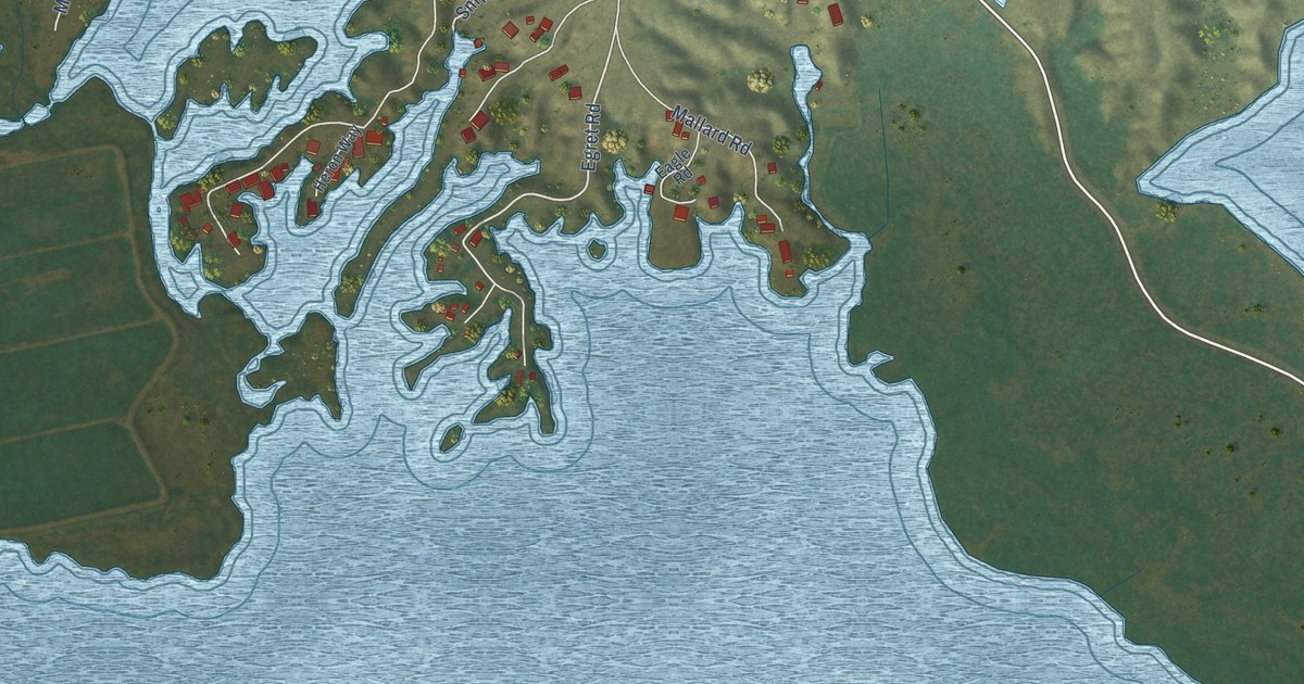 Map of Martinez Lake, Arizona in 2026