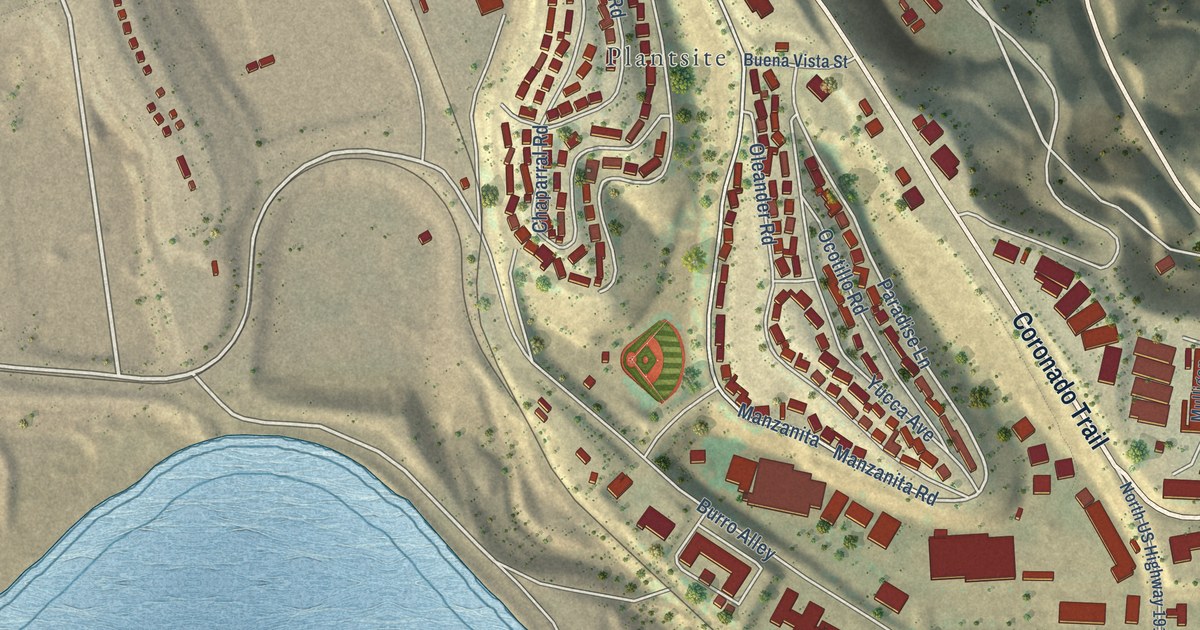 Map of Morenci, Arizona in 2026
