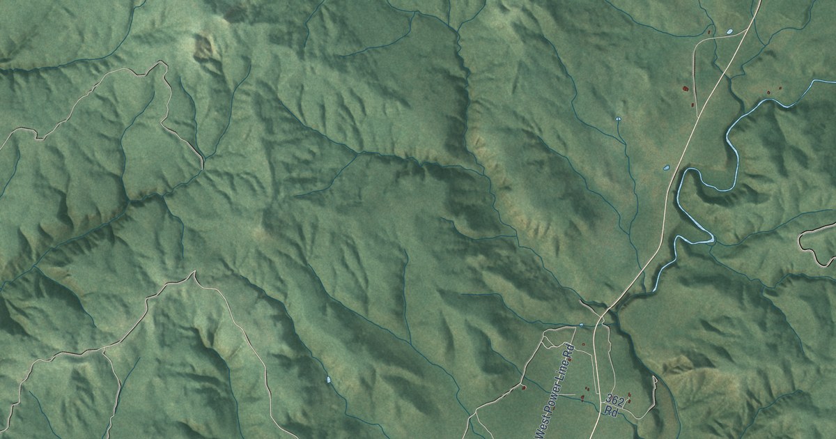 Map of North Fork, Arizona in 2026