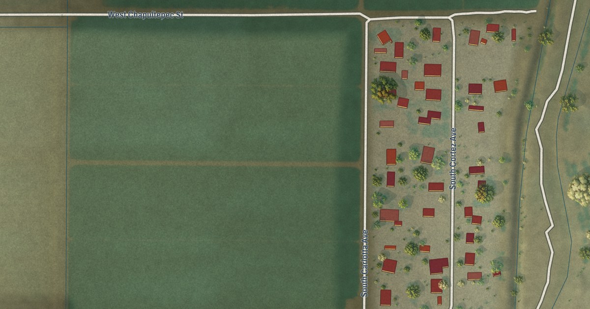 Map of Padre Ranchitos, Arizona in 2026