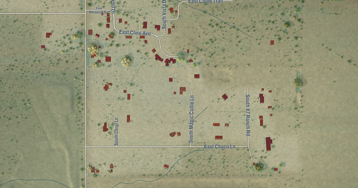 Map of Palominas, Arizona in 2026