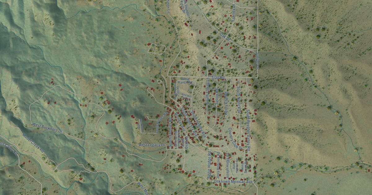 Map of Peeples Valley, Arizona in 2026
