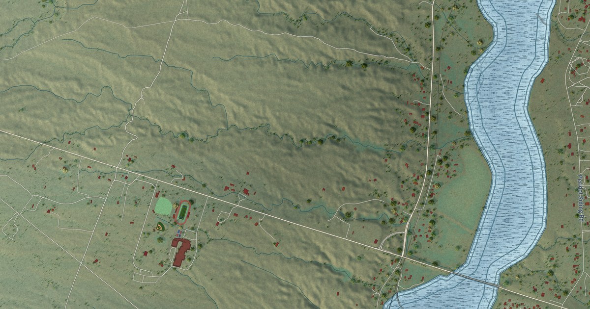 Map of Peridot, Arizona in 2026