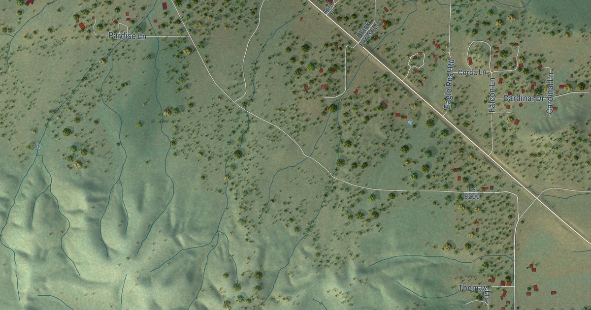 Map of Pinedale, Arizona in 2026