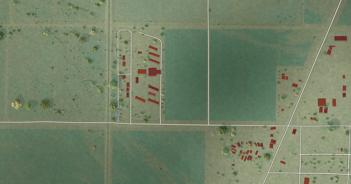 Map of Poston, Arizona in 2026