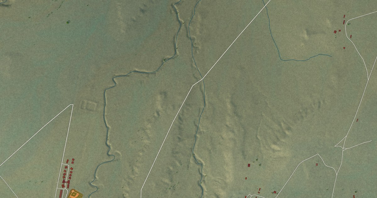 Detailed Map of Rough Rock, Arizona
