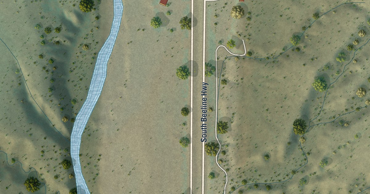 Detailed Map of Rye, Arizona