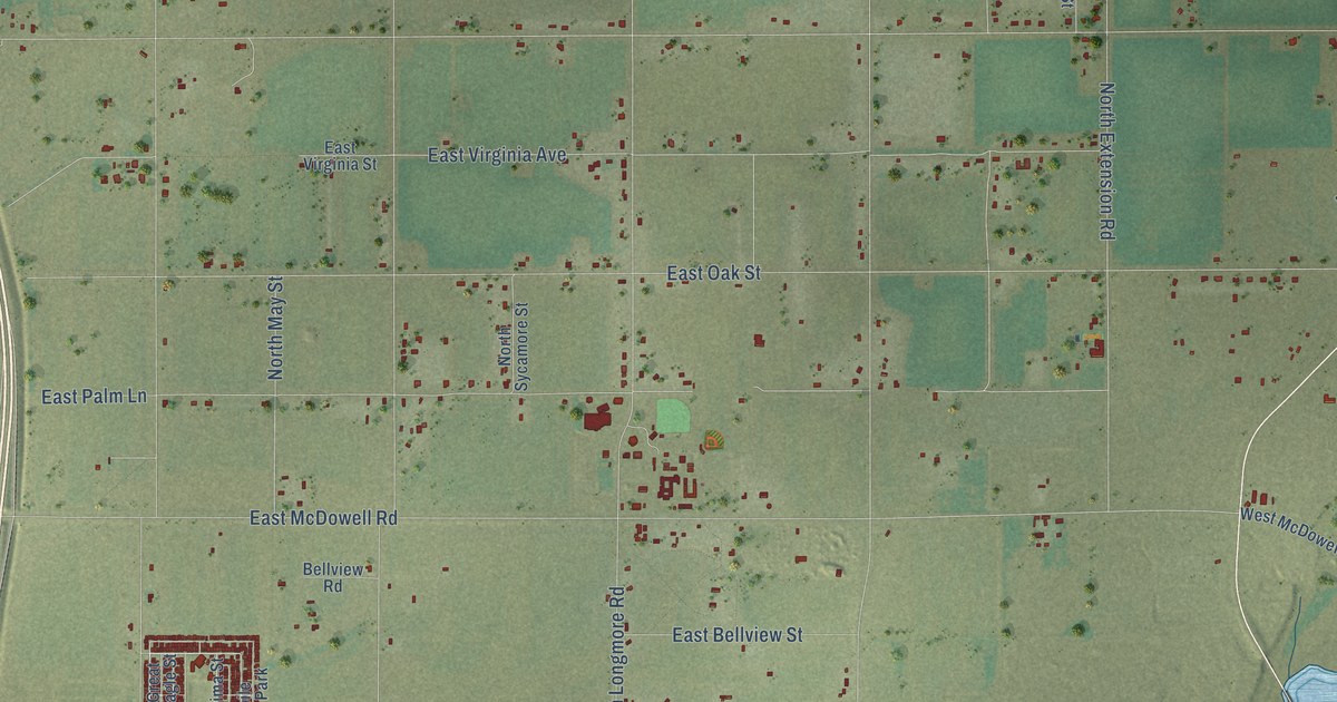 Detailed Map of Salt River, Arizona