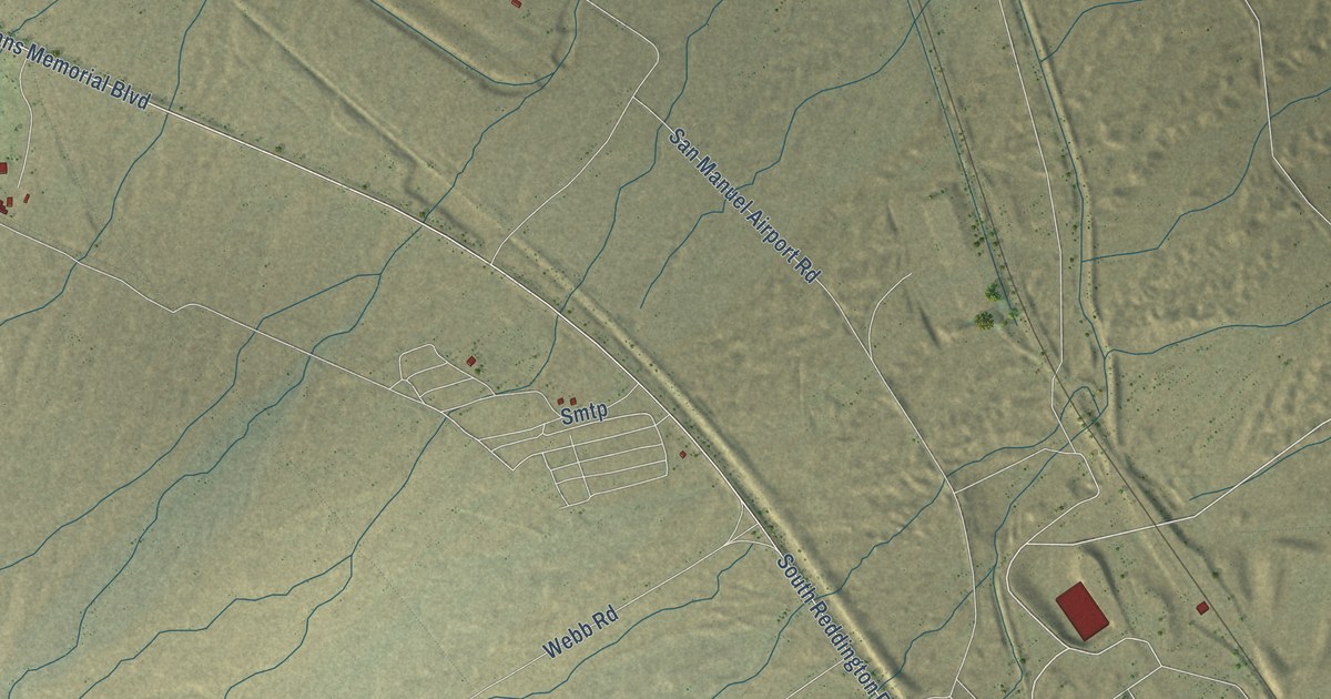Map of San Manuel, Arizona in 2026