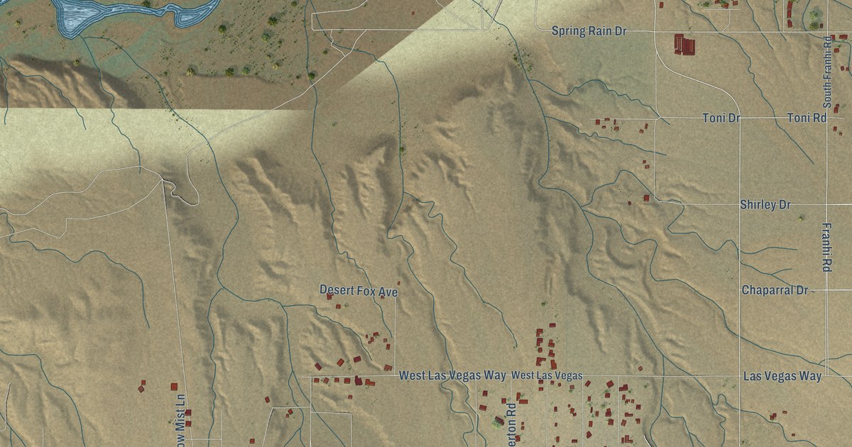 Map of Scenic, Arizona in 2026