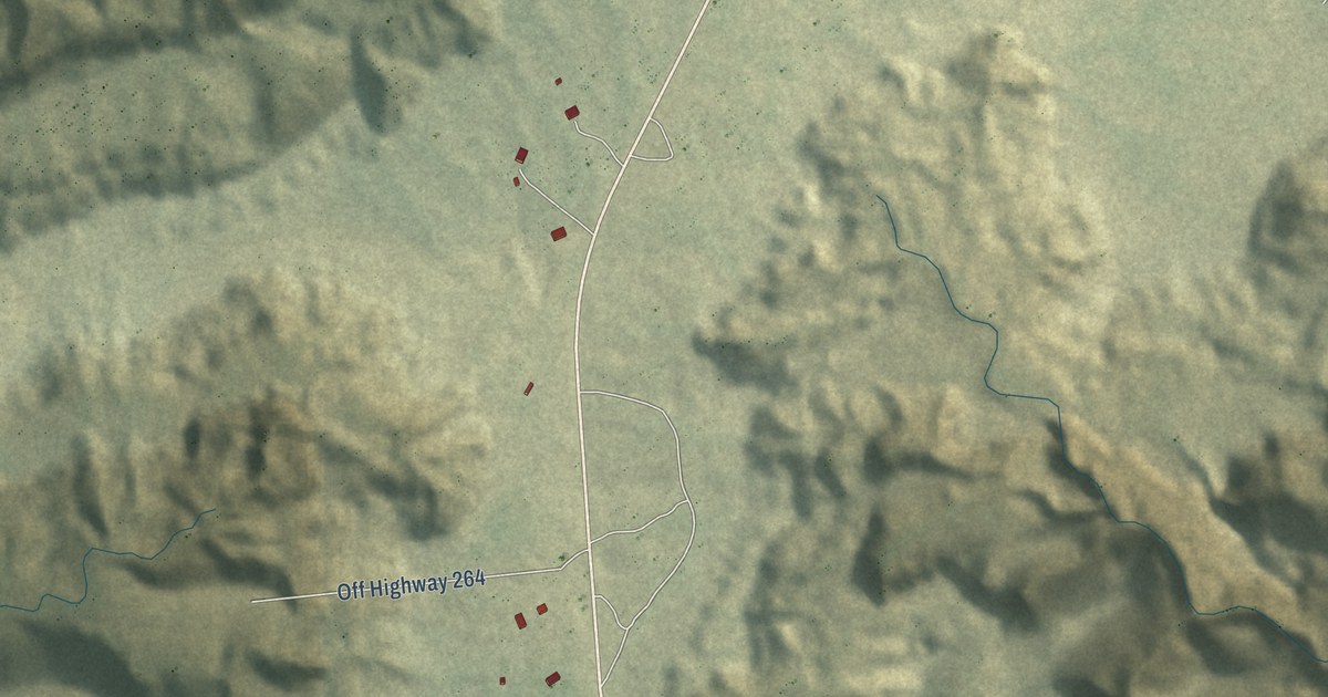 Map of Shongopovi, Arizona in 2026