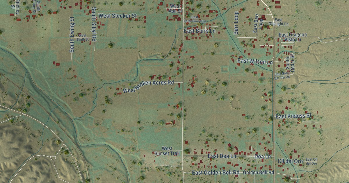 Map of St. David, Arizona in 2026