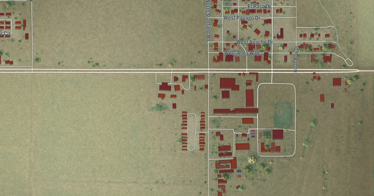 Map of Stanfield, Arizona in 2026
