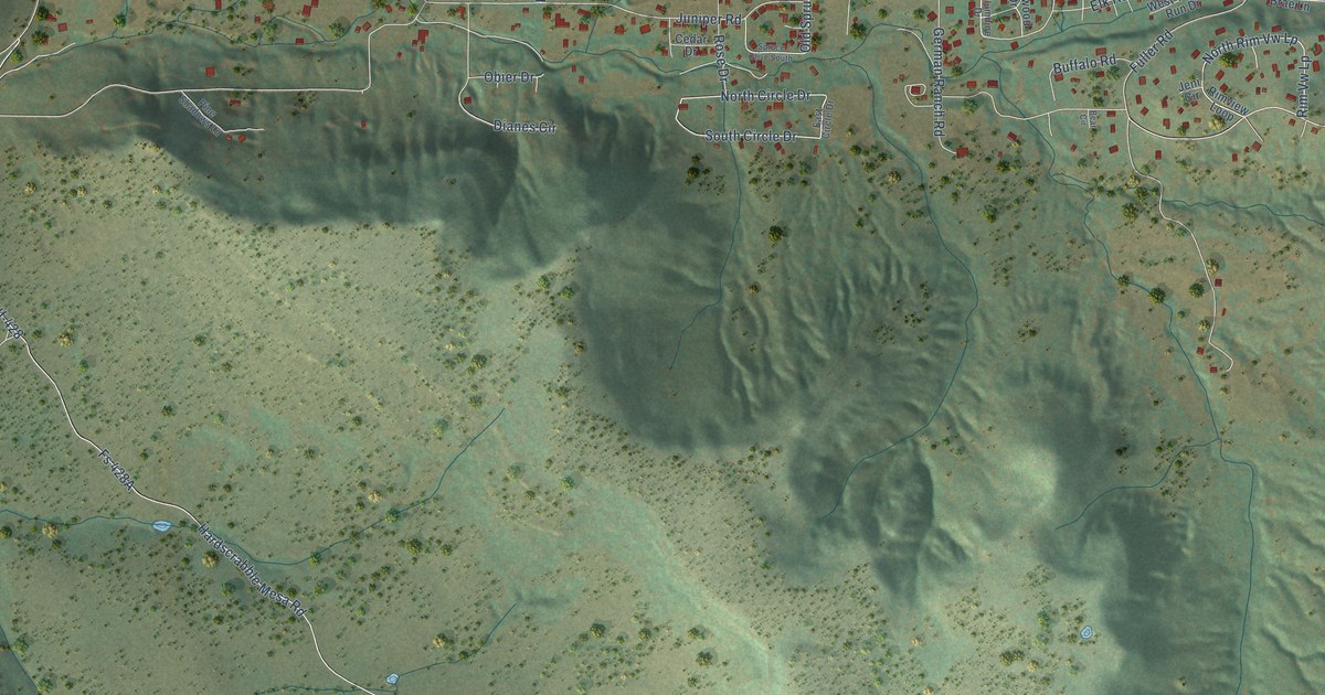 Map of Strawberry, Arizona in 2026