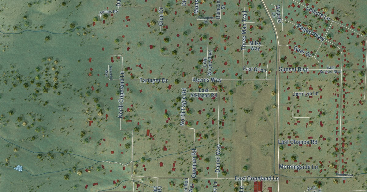 Map of Timberline-Fernwood, Arizona in 2026