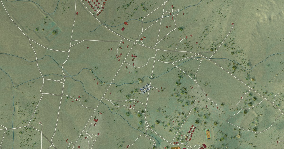 Detailed Map of Tsaile, Arizona