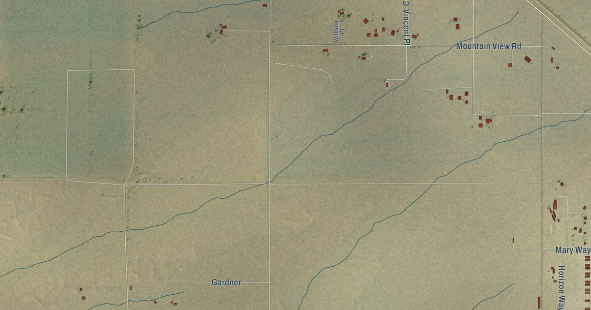 Map of Utting, Arizona in 2026