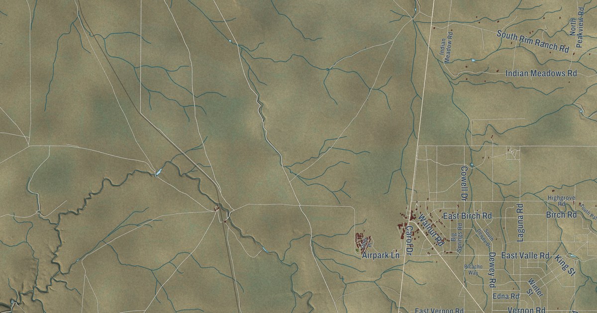 Map of Valle, Arizona in 2026