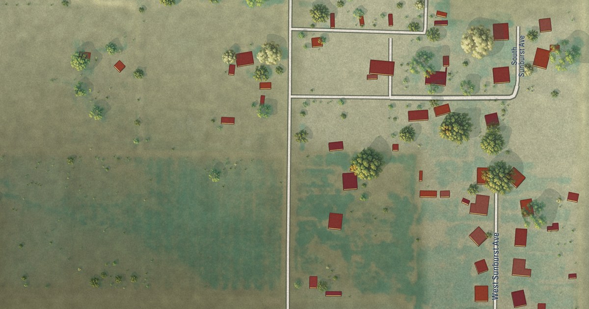 Map of Wall Lane, Arizona