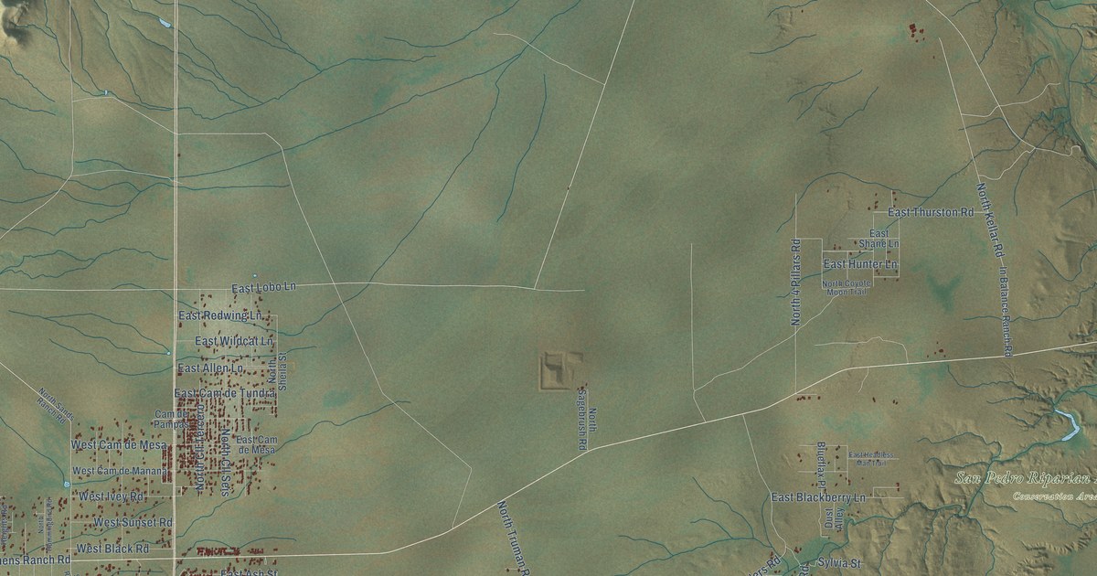 Map of Whetstone, Arizona in 2026
