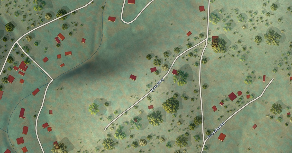 Detailed Map of Whispering Pines, Arizona