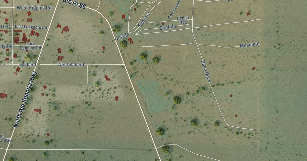 Map of Why, Arizona in 2026