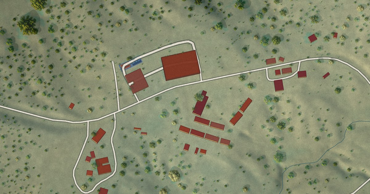 Detailed Map of Wide Ruins, Arizona
