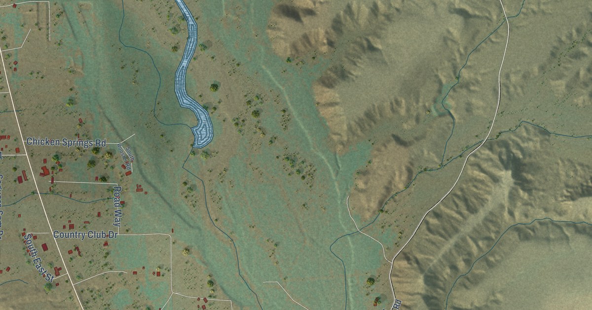 Map of Wikieup, Arizona in 2026