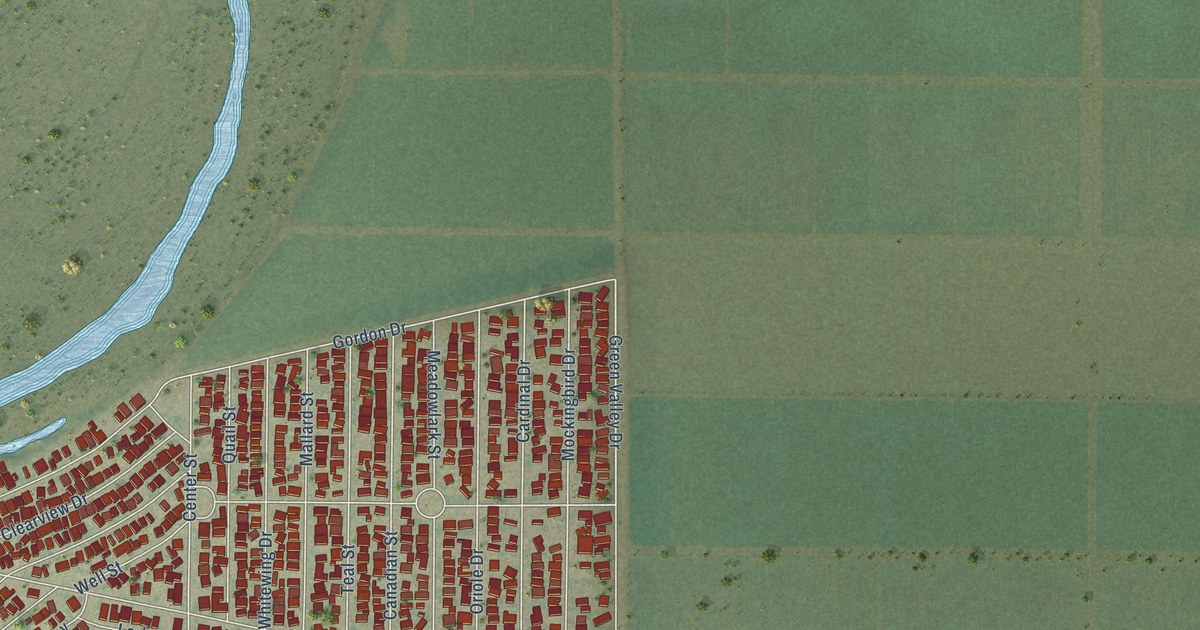 Map of Willow Valley, Arizona in 2026