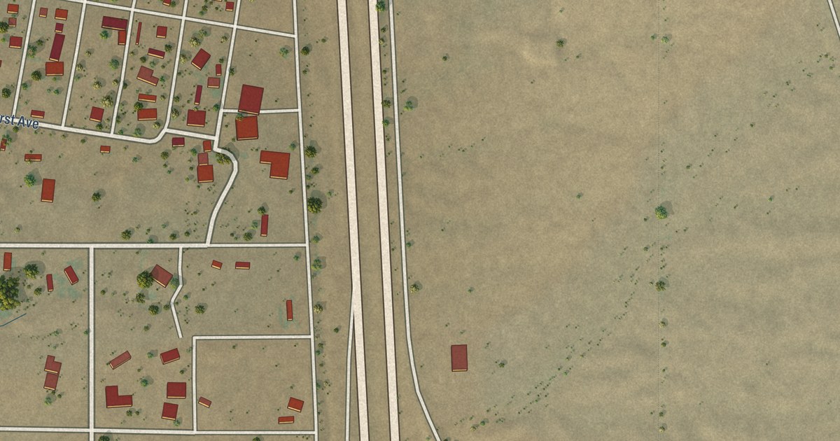 Map of Yucca, Arizona in 2026