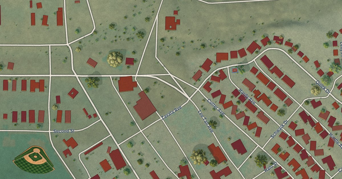 Map of Yuma Proving Ground, Arizona