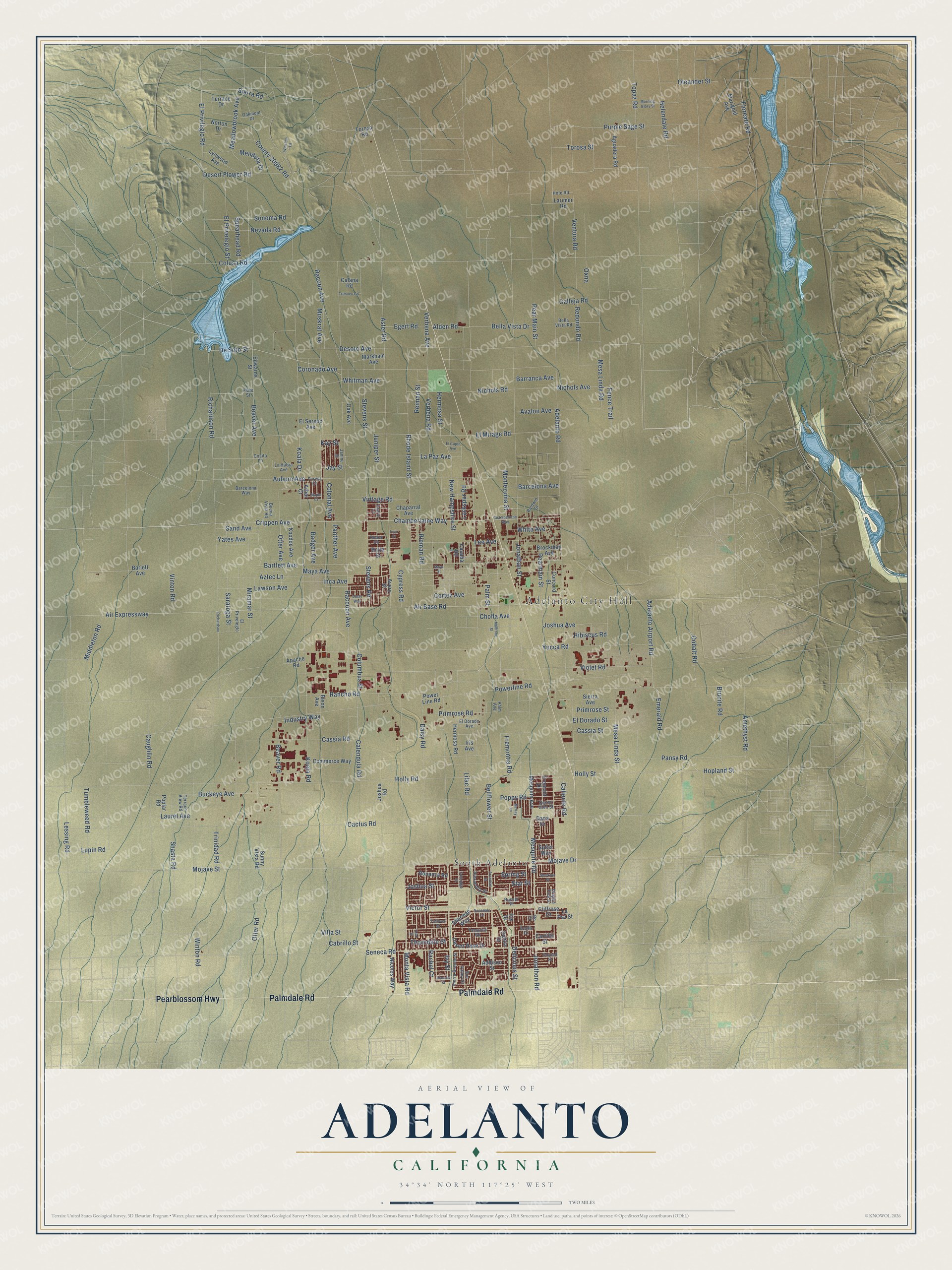 Watermarked full-map preview of Adelanto, California