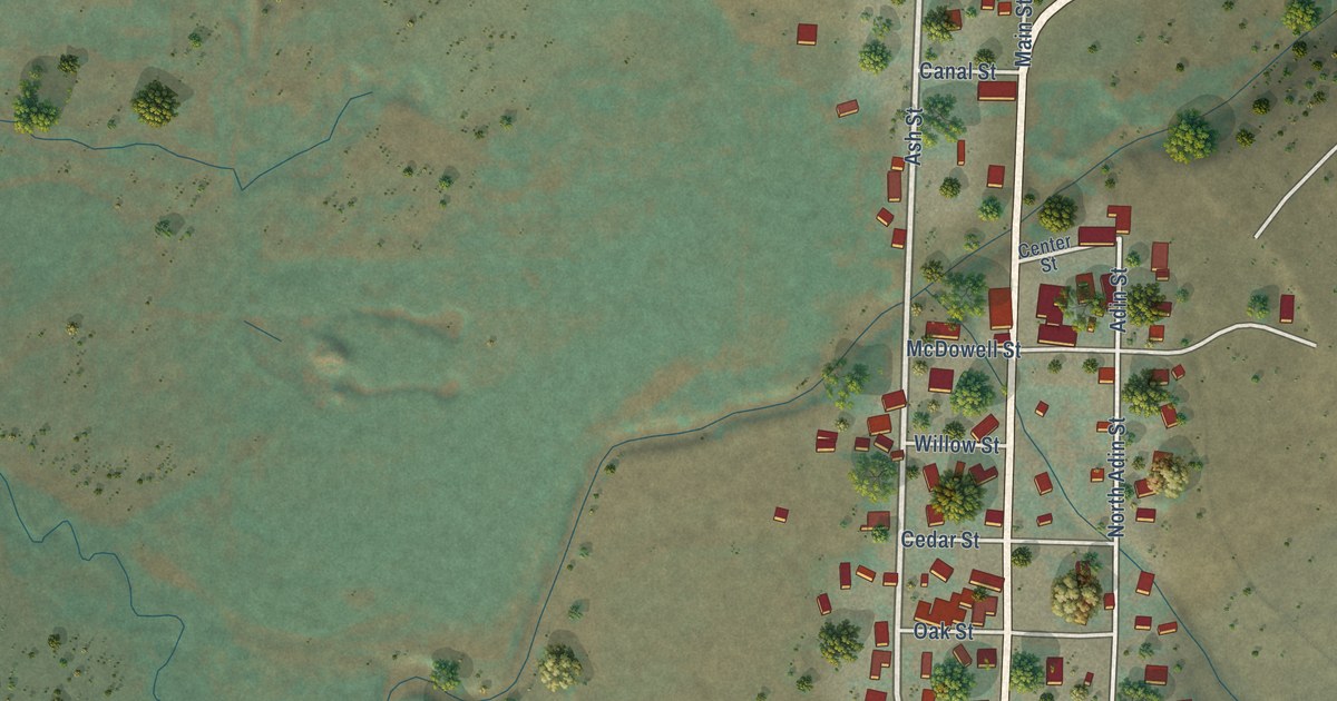 Map of Adin, California in 2026
