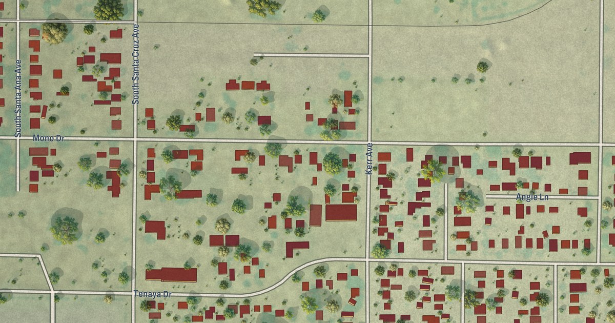 Map of Airport, California in 2026